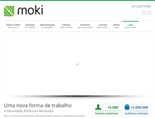 Tablet Screenshot of moki.com.br